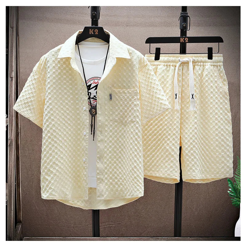 2025 Fashion Men's Sportswear Set Breathable Set - Premium Set from Craftklart Dropship - Just $15! Shop now at Craftklart.store