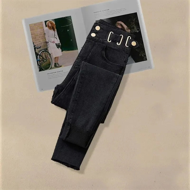 Women's Urban Jeans & Top Matching Korean Set - Premium Sets from Craftklart Dropship - Just $9.43! Shop now at Craftklart.store