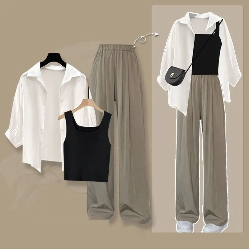 2025 Summer New Fashion Tracksuit Matching Set - Premium Sets from Craftklart Dropship - Just $9.64! Shop now at Craftklart.store