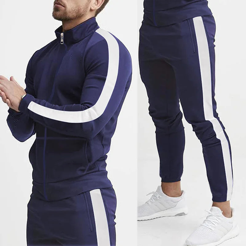 Men's Casual Tracksuits Full Set - Premium Activewear from Craftklart Dropship - Just $18.99! Shop now at Craftklart.store