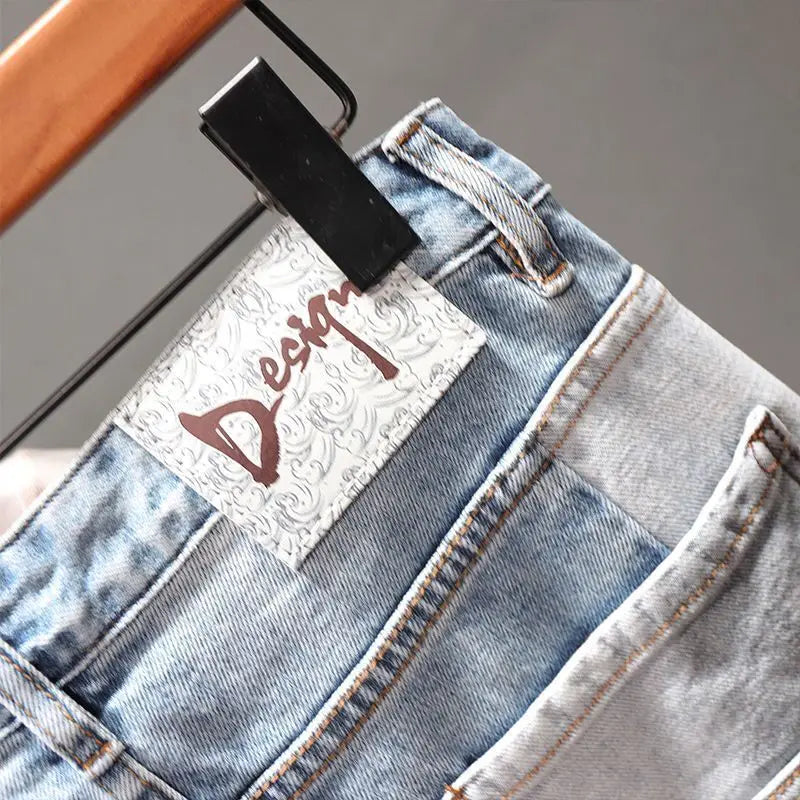 Men's Casual Ripped Denim Jeans - Premium Jeans from Craftklart Dropship - Just $17.34! Shop now at Craftklart.store