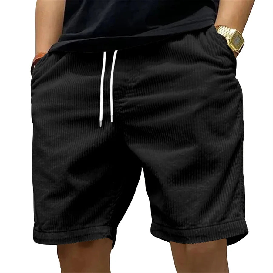 New 2025 Men Casual Corduroy Beach Shorts - Premium Shorts from Craftklart Dropship - Just $7.43! Shop now at Craftklart.store