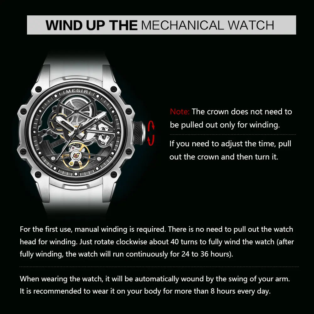 Automatic Mechanical Watch for Men - Craftklart.store