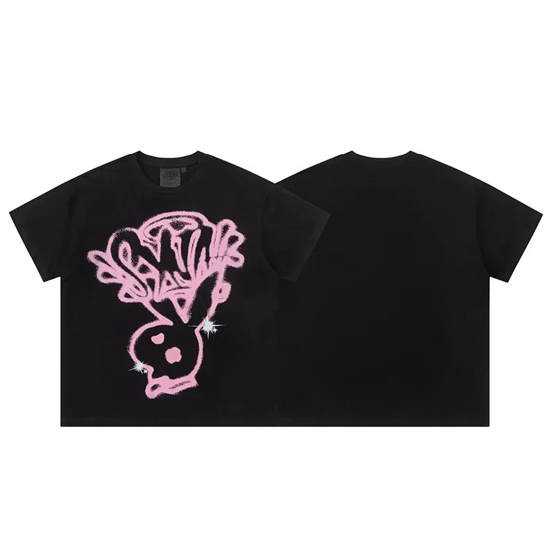 Branded Y2K Summer Tops Clothing - Premium T-Shirt from Craftklart Dropship - Just $14.49! Shop now at Craftklart.store