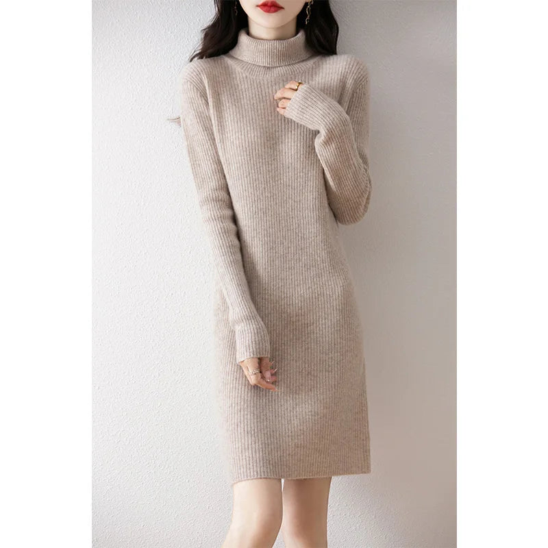 Women's Wool Short Winter Dress
