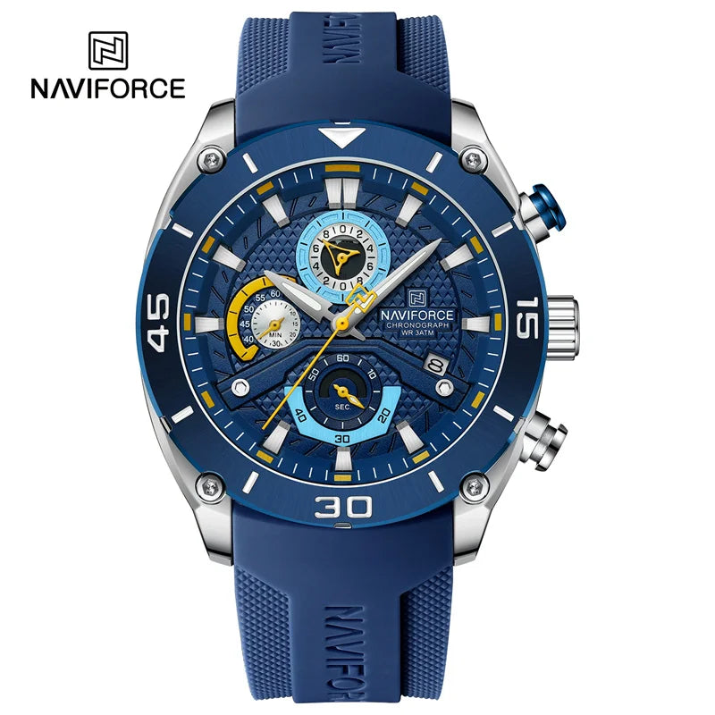 Waterproof Quartz Wristwatch Chronograph Military
