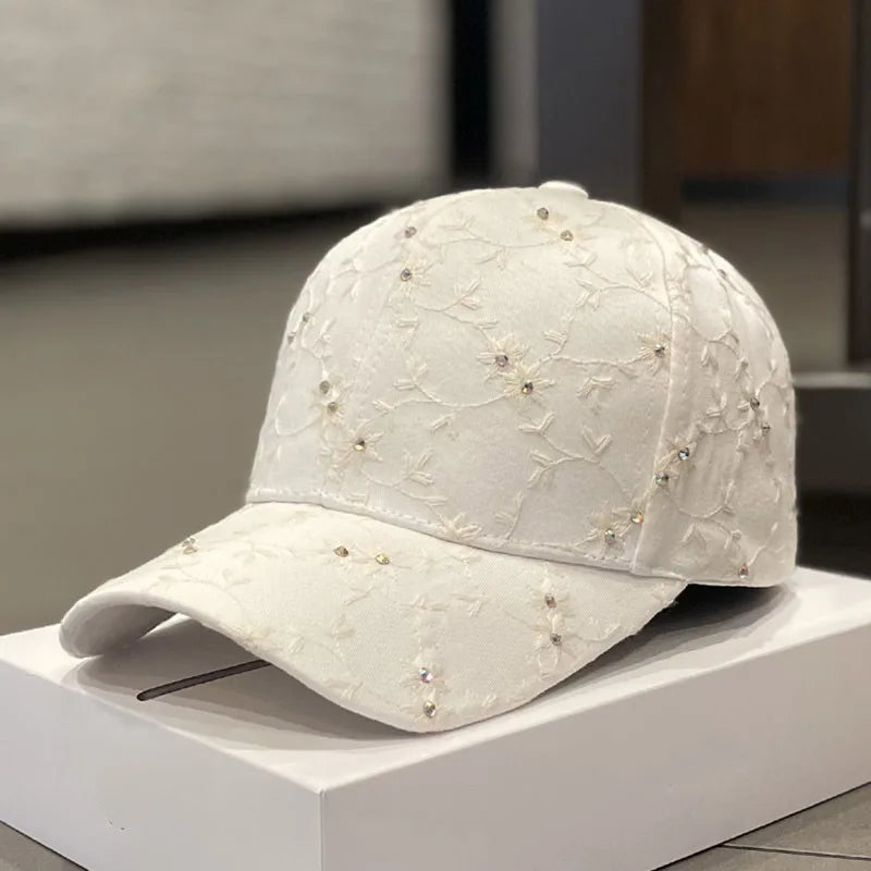 Summer Solid Sunhat Letters Embroidered Baseball Cap - Premium Baseball Cap from Craftklart.store - Just $8.50! Shop now at Craftklart.store