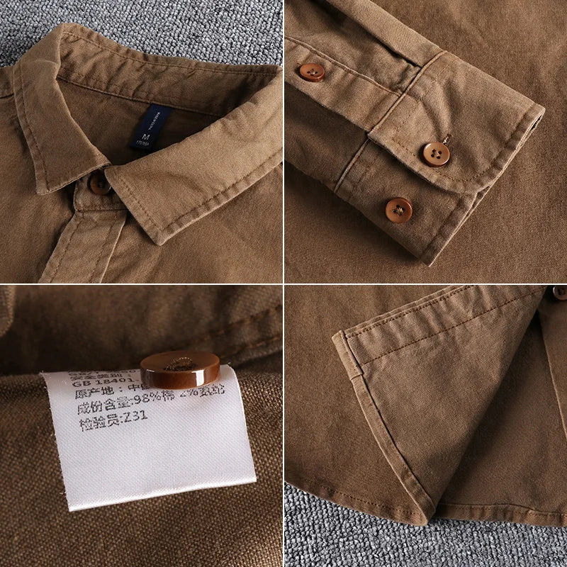 Solid Color Urban Shirt