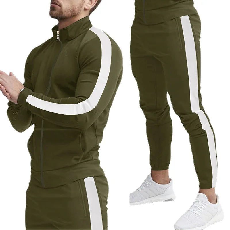 Men's Casual Tracksuits Full Set - Premium Activewear from Craftklart Dropship - Just $18.99! Shop now at Craftklart.store