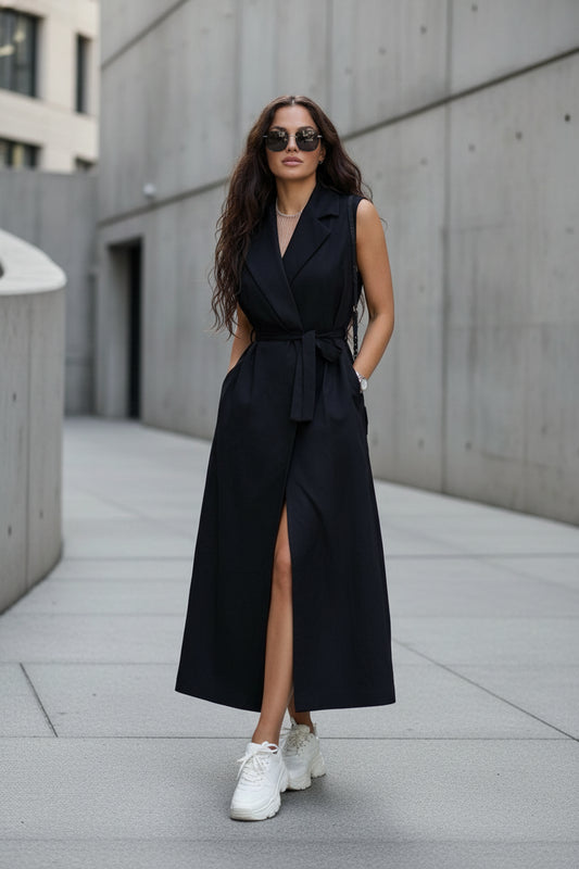 Cotton Spaghetti Strap Maxi Dress