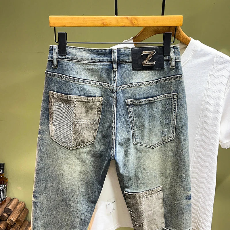 Streetwear Men's Straight Tapered Jeans - Premium Jeans from Craftklart Dropship - Just $44.50! Shop now at Craftklart.store