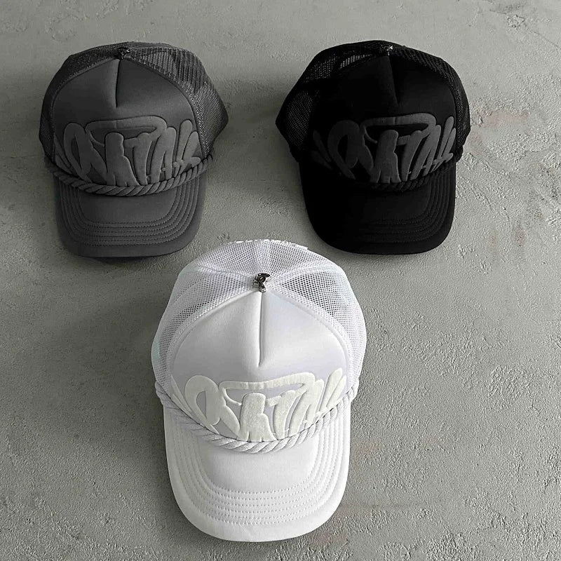 Sy World Cap Letter Embroidery Baseball Net Caps - Premium Baseball Cap from Craftklart.store - Just $12! Shop now at Craftklart.store