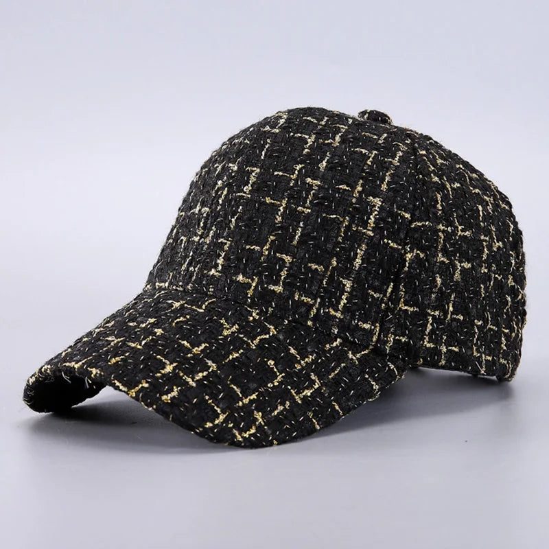 Women's Lightweight, Adjustable, Plaid Baseball Cap - Premium Baseball Cap from Craftklart.store - Just $6.49! Shop now at Craftklart.store