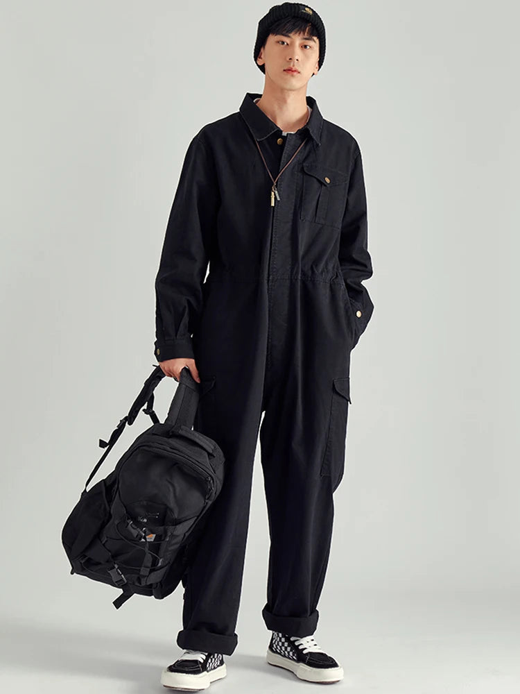 Urban Fall Multi-pocket Work Coverall Men's - Craftklart.store