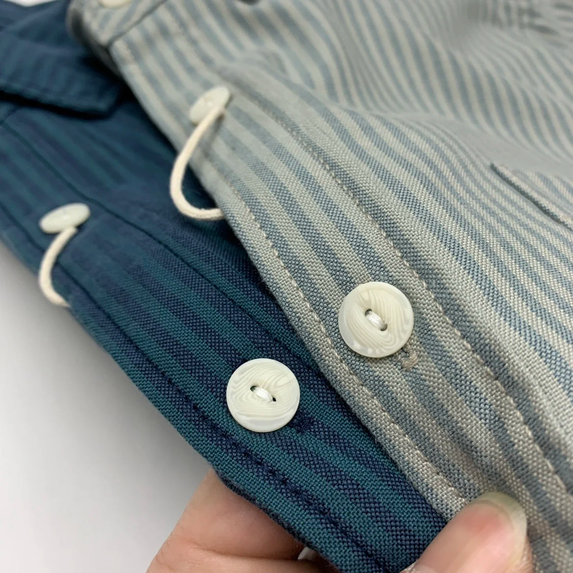 Long Sleeve Lapel 100% Cotton Washed Loose Casual Tops