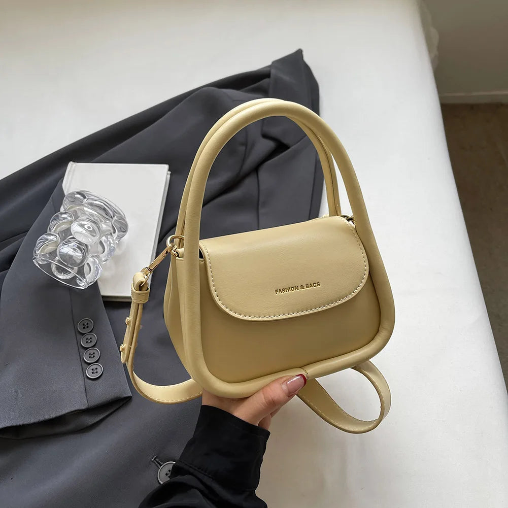 Women PU Leather Top Handle Mini Shoulder Bag - Premium Bags from Craftklart Dropship - Just $18.60! Shop now at Craftklart.store