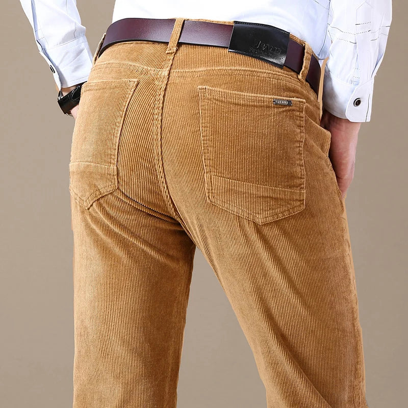 Men's Corduroy Business Casual Pants - Craftklart.store