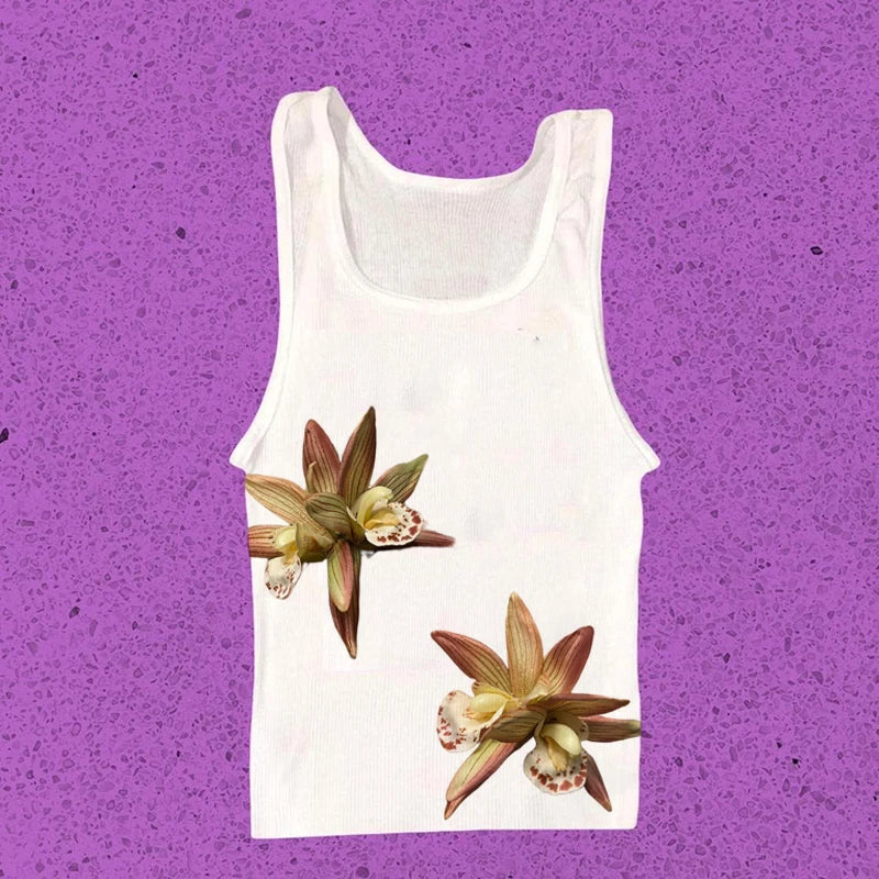 Aesthetic Summer Baby Tee Streetwear Graphic Print Women's T-shirt