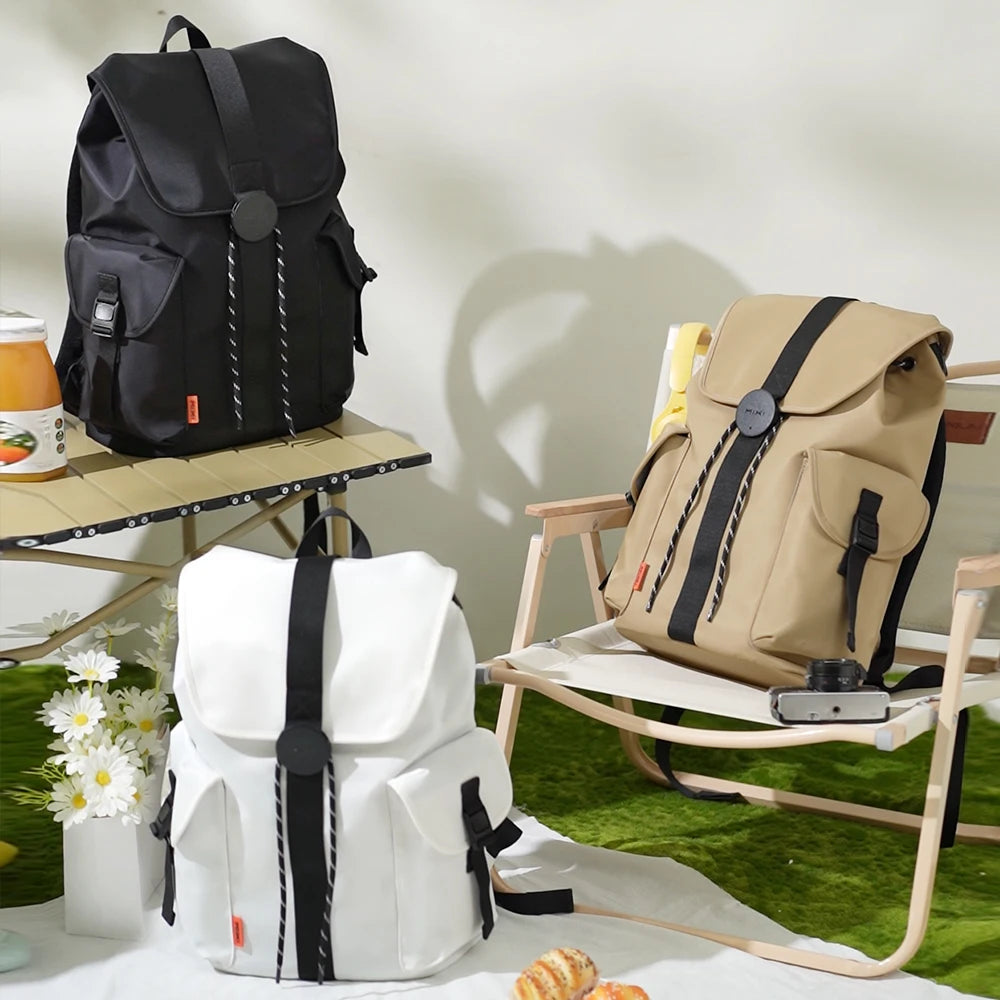 Outdoors Waterproof Laptop/Rucksack 17 Inch White M5228 - Premium Backpacks from Craftklart.store - Just $43.46! Shop now at Craftklart.store