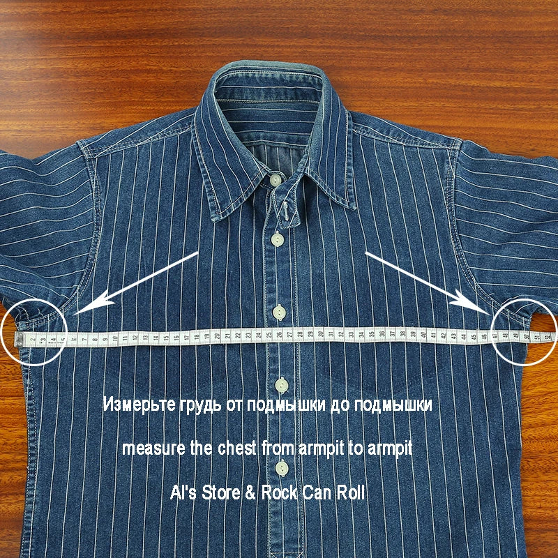 US Size Genuine Quality Vintage Looking Mans Cotton Shirt