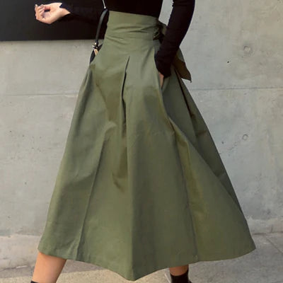 Korean Fashion Big Swing Ladies Skirt - Premium Skirt from Craftklart.store - Just $19.43! Shop now at Craftklart.store