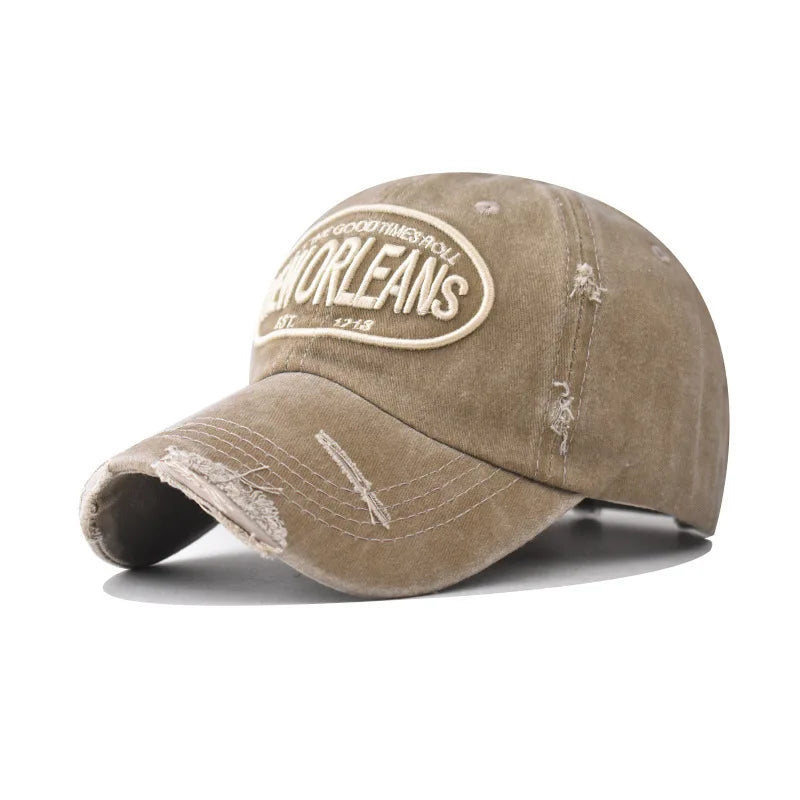 Vintage Washable Embroidery Snapback Adjustable Hat - Premium Cap from Craftklart Dropship - Just $6.49! Shop now at Craftklart.store