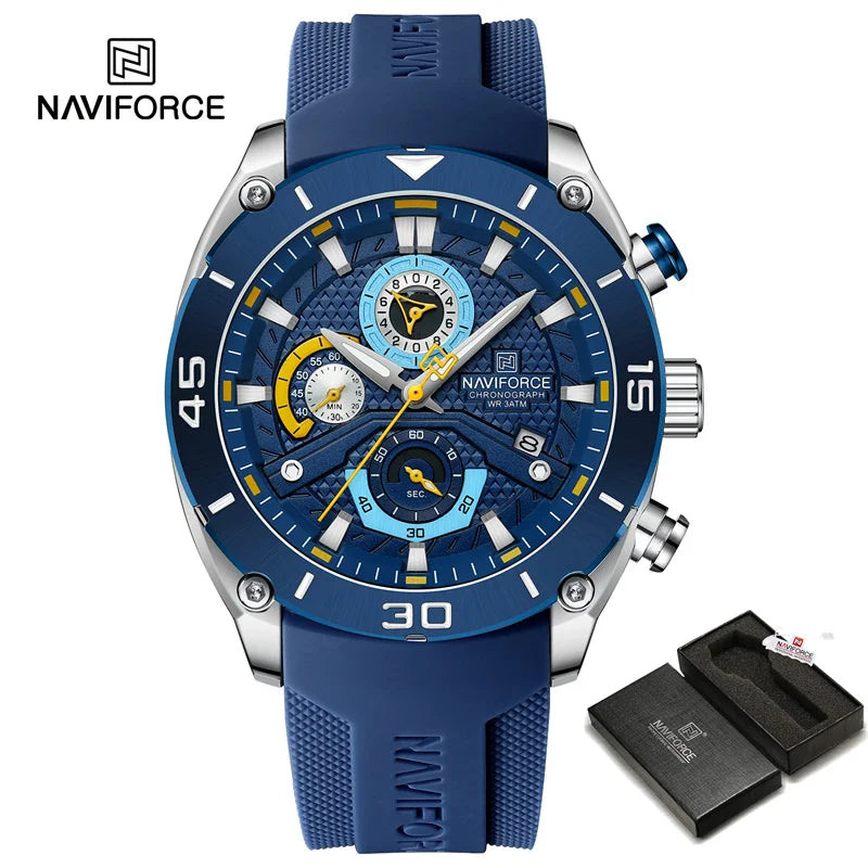 Waterproof Quartz Wristwatch Chronograph Military