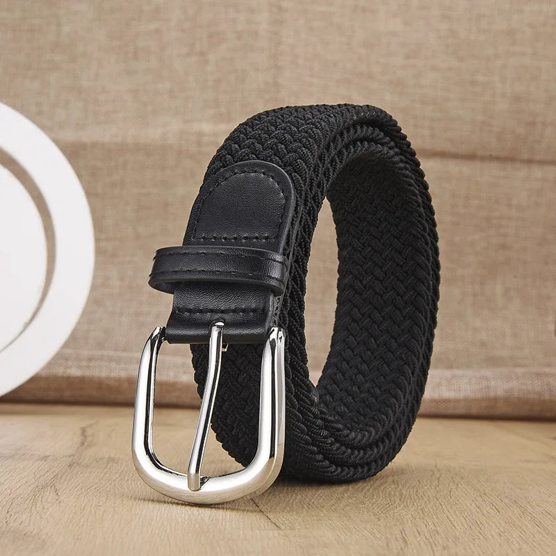 Men's Urban Casual Woven Elastic Belt