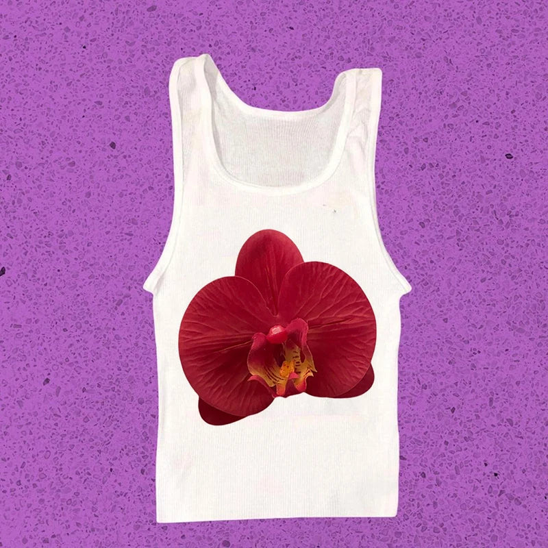 Aesthetic Summer Baby Tee Streetwear Graphic Print Women's T-shirt