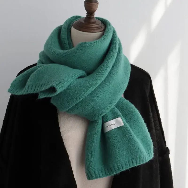 Men Knitted Wool Korean Urban Scarf