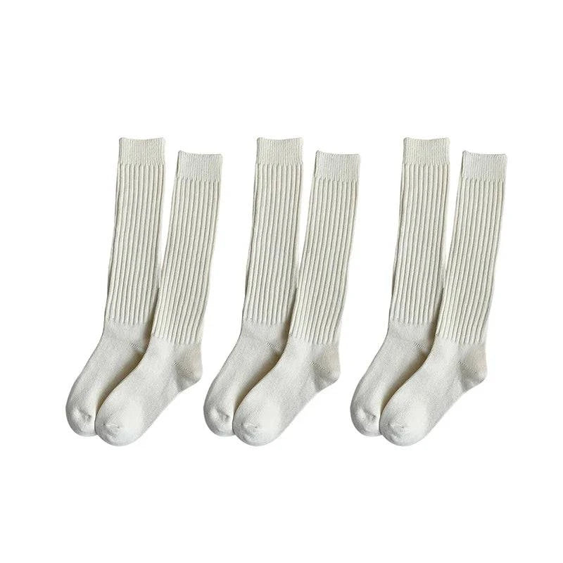 Coffee-colored thickened stacked socks by Craftklart Dropship, featuring a cozy, layered design perfect for cold weather.