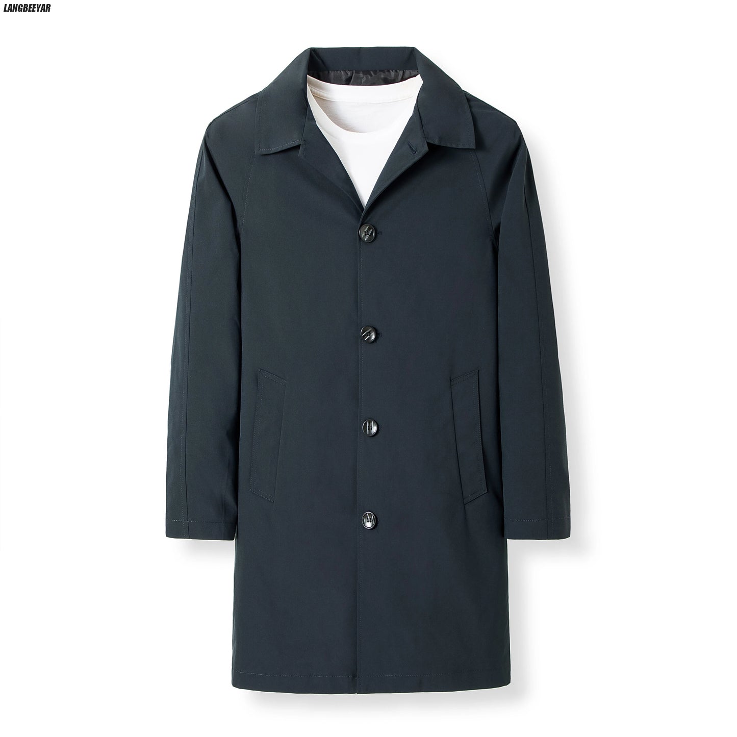 Men's Urban Long Trench Coat Jacket