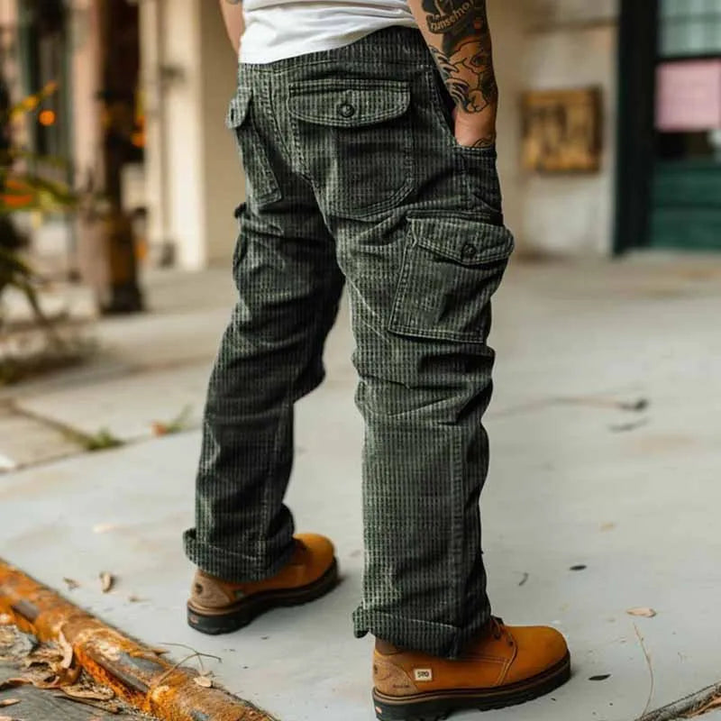 Stylish Straight Streetwear Cargo Pants Men