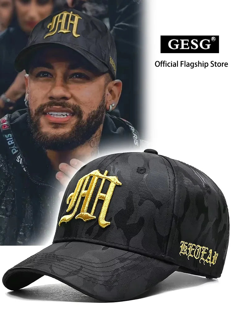 Camouflage Embroidered Hard Top Tactical Cap