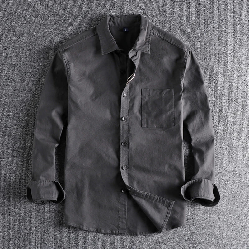 Solid Color Urban Shirt
