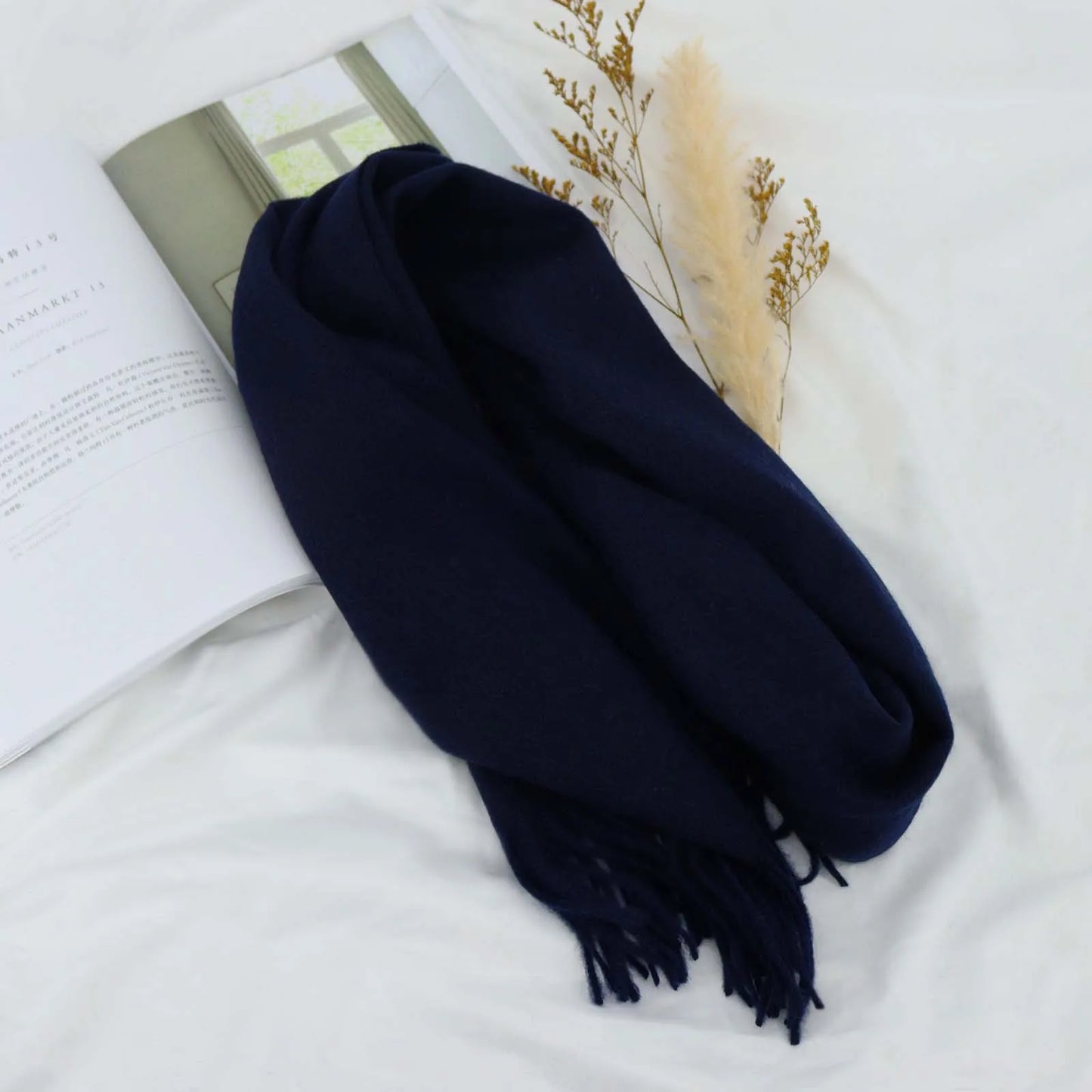 High Quality 100% Wool Scarf Autumn Winter Men - Craftklart.store