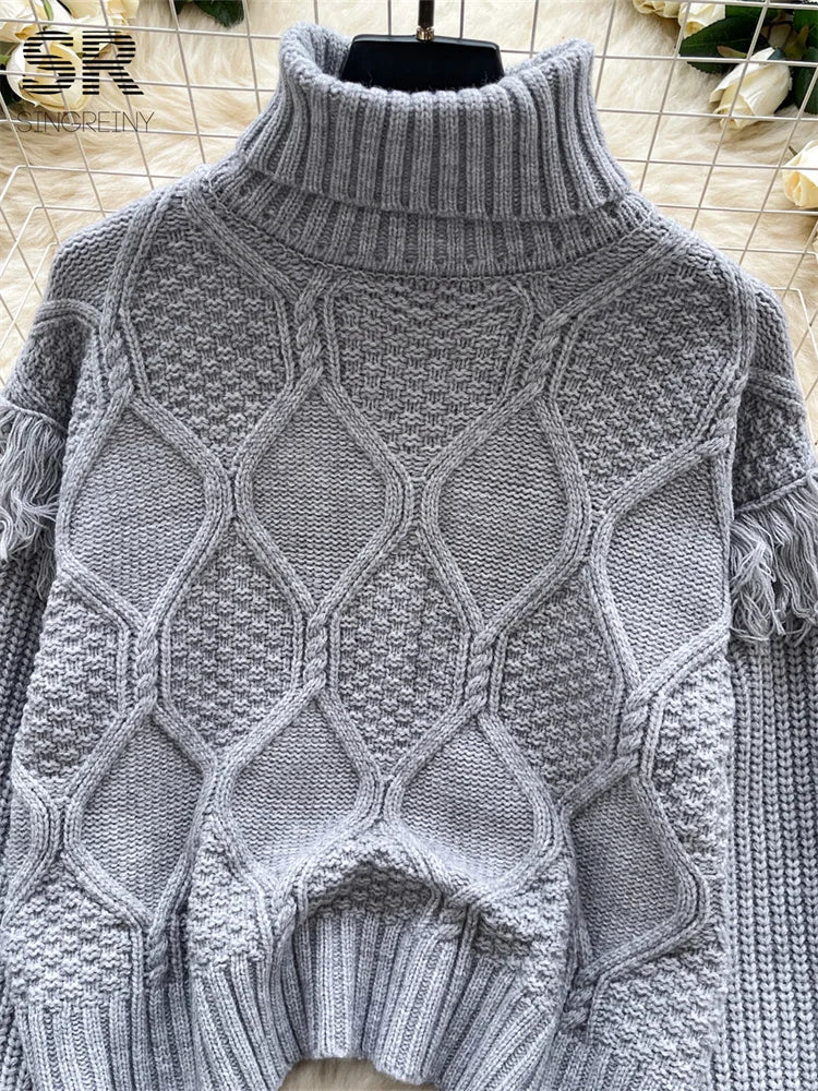 Casual Women's Turtleneck Sweater