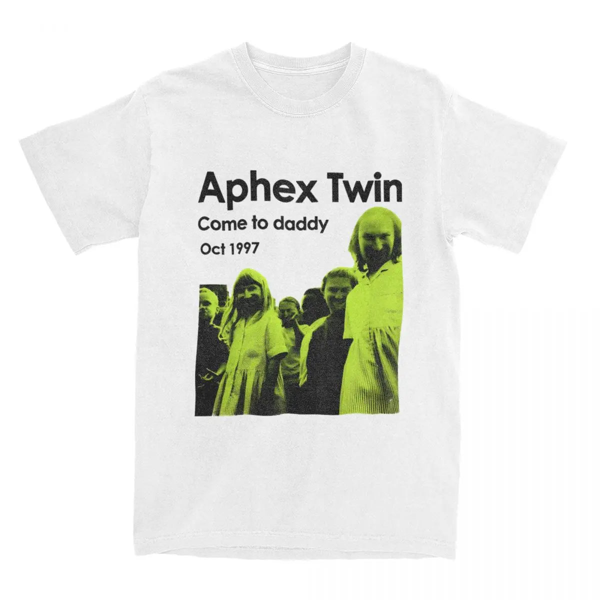 Aphex Twin 100% Cotton Crew Neck Tee Shirt Printing T-Shirt