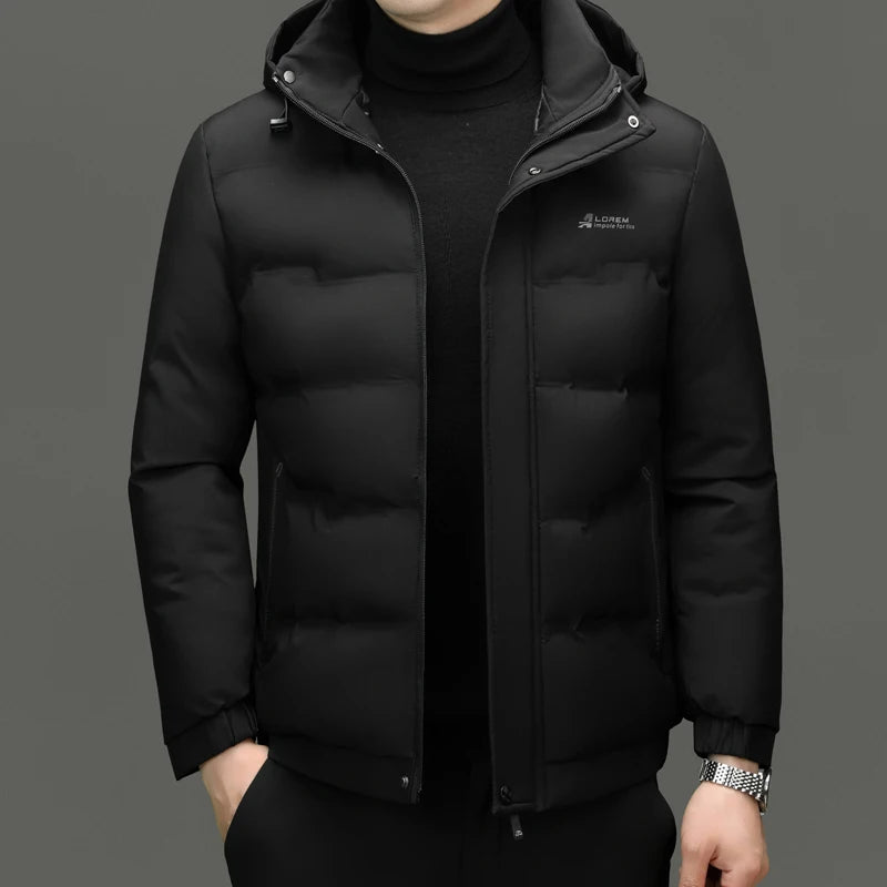 Men Thick Urban Casual Hooded Parka Jacket - Craftklart.store