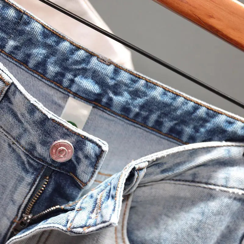 Men's Casual Ripped Denim Jeans - Premium Jeans from Craftklart Dropship - Just $17.34! Shop now at Craftklart.store