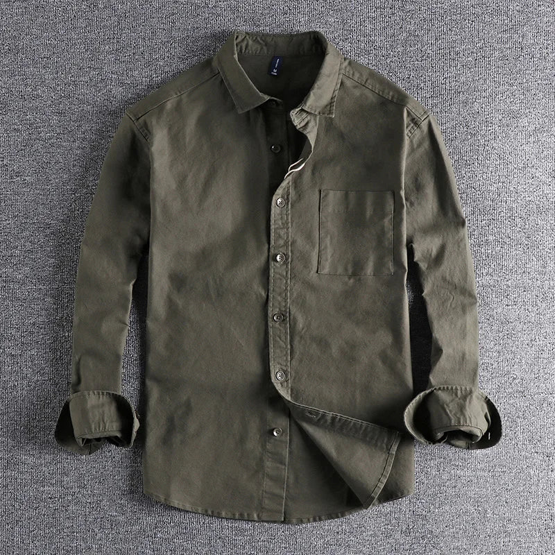 Solid Color Urban Shirt