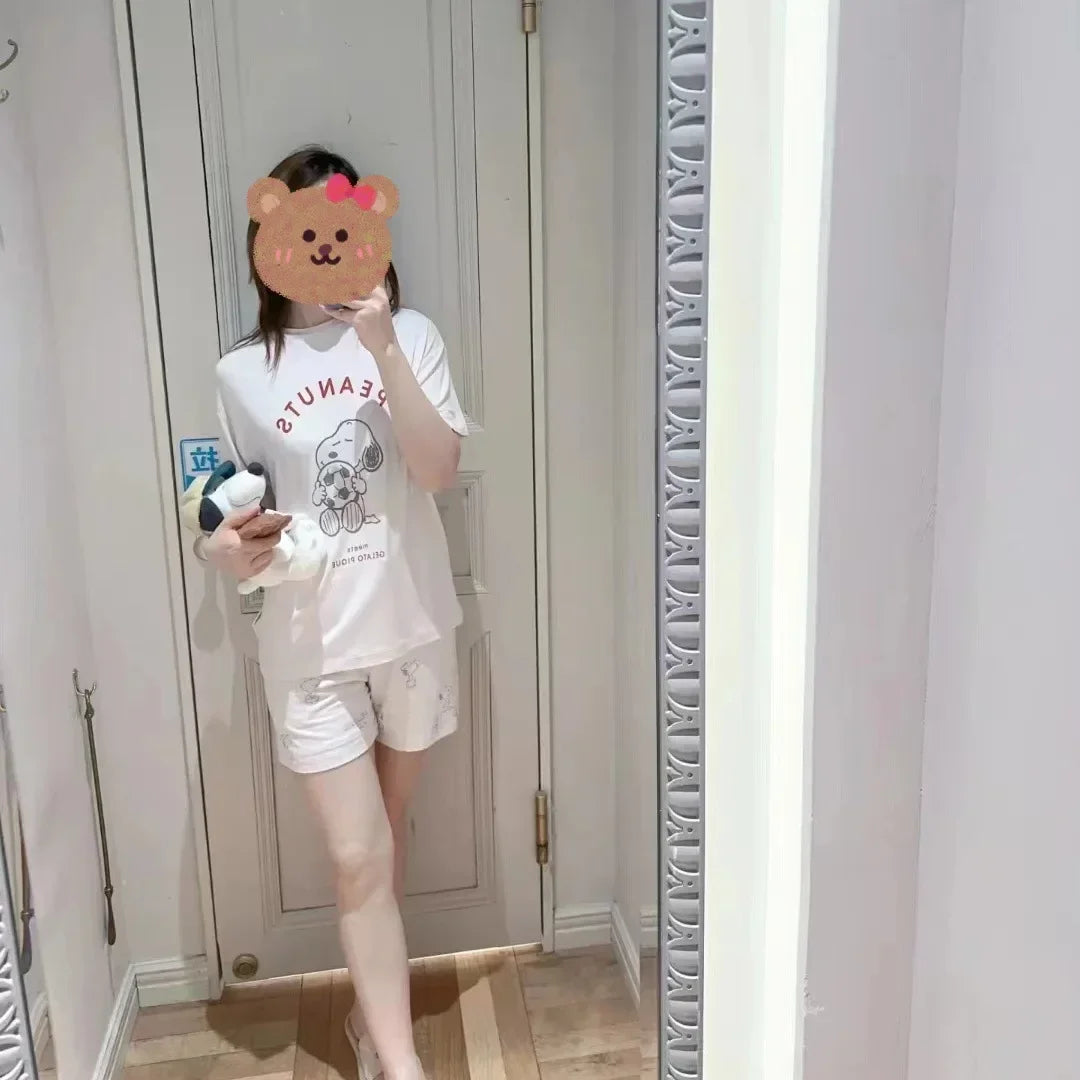 Ladies Pajamas Set Sleepwear Loungwear T-shirt Trousers, Nightwear - Premium Pyjamas from Craftklart Dropship - Just $31.56! Shop now at Craftklart.store