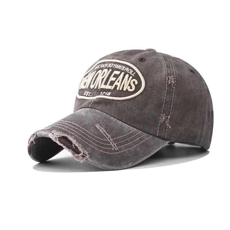 Vintage Washable Embroidery Snapback Adjustable Hat - Premium Cap from Craftklart Dropship - Just $6.49! Shop now at Craftklart.store