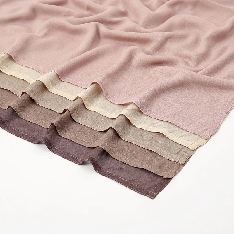 170*70cm Women Hijab Rayon Cotton Shawls