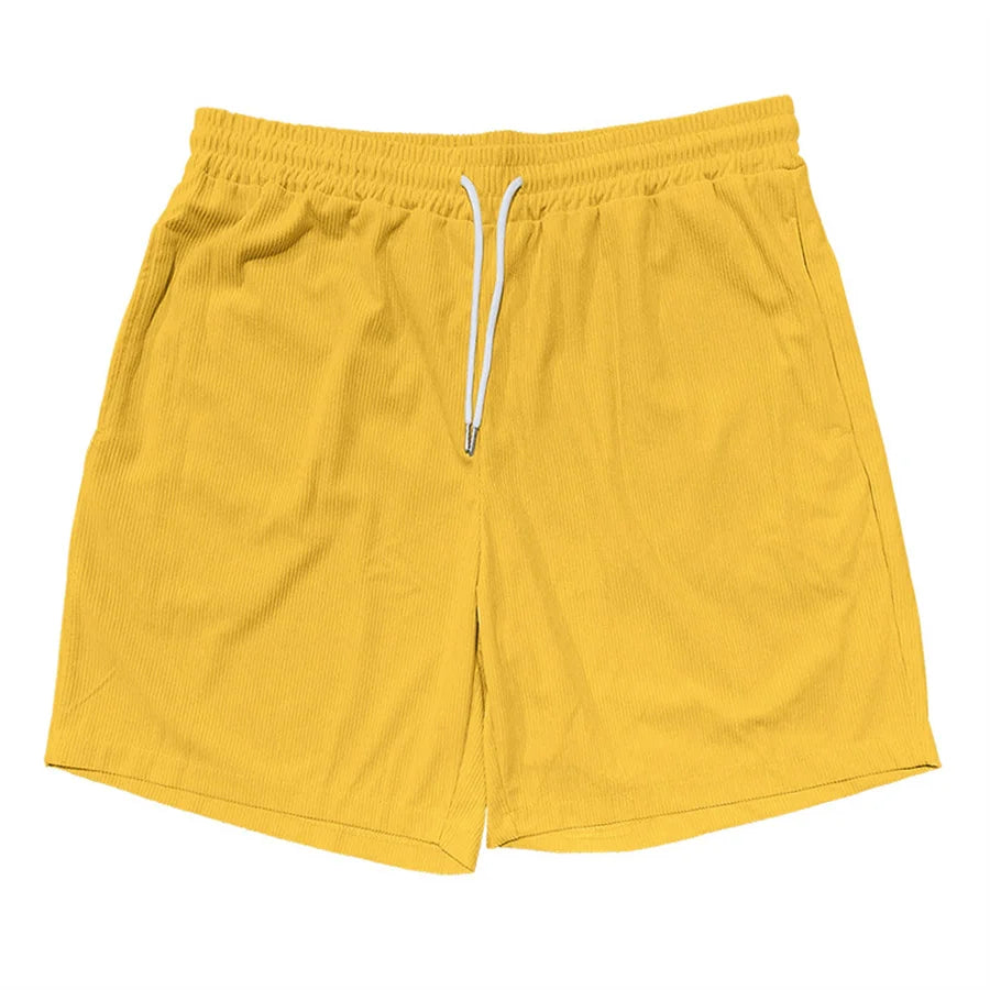 New 2025 Men Casual Corduroy Beach Shorts - Premium Shorts from Craftklart Dropship - Just $7.43! Shop now at Craftklart.store