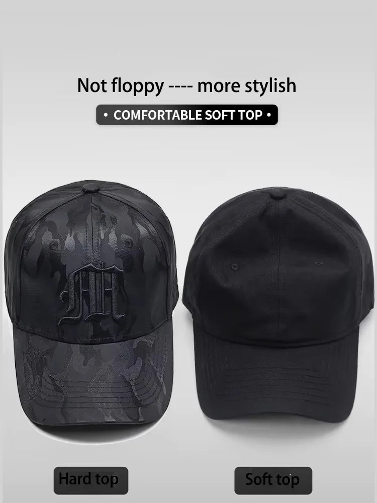 Camouflage Embroidered Hard Top Tactical Cap