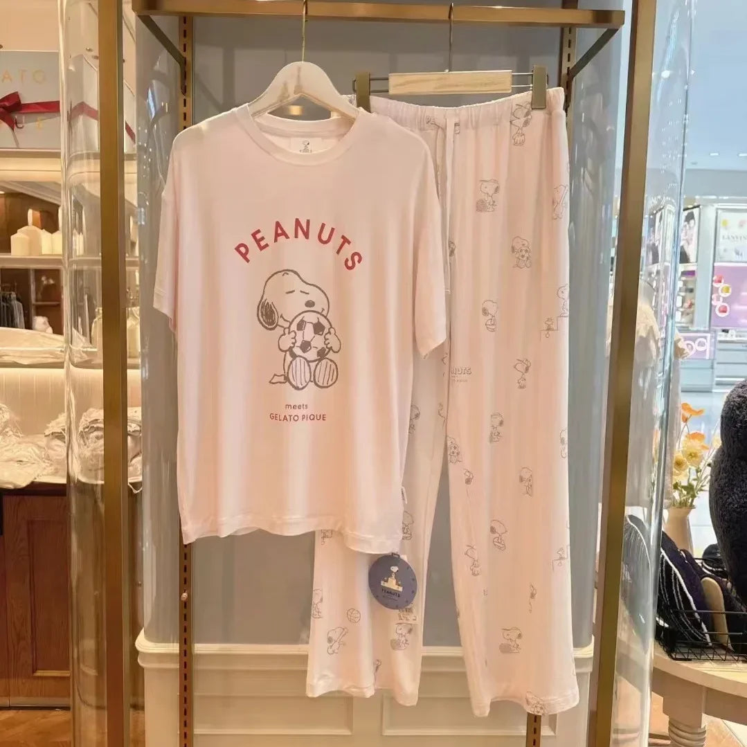 Ladies Pajamas Set Sleepwear Loungwear T-shirt Trousers, Nightwear - Premium Pyjamas from Craftklart Dropship - Just $31.56! Shop now at Craftklart.store
