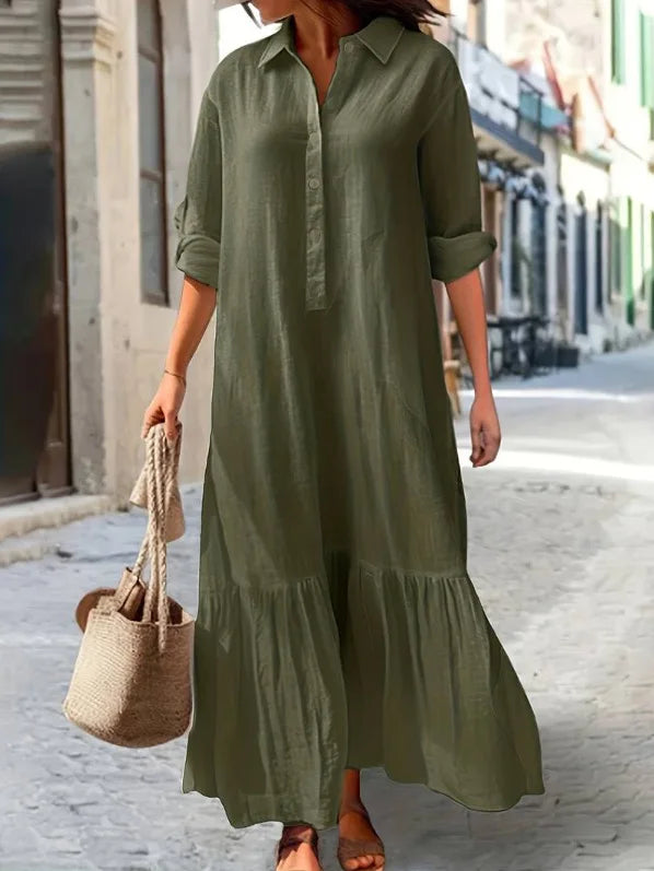 Women's Summer Casual Longsleeve Dress - Premium Dresses from Craftklart Dropship - Just $12.98! Shop now at Craftklart.store
