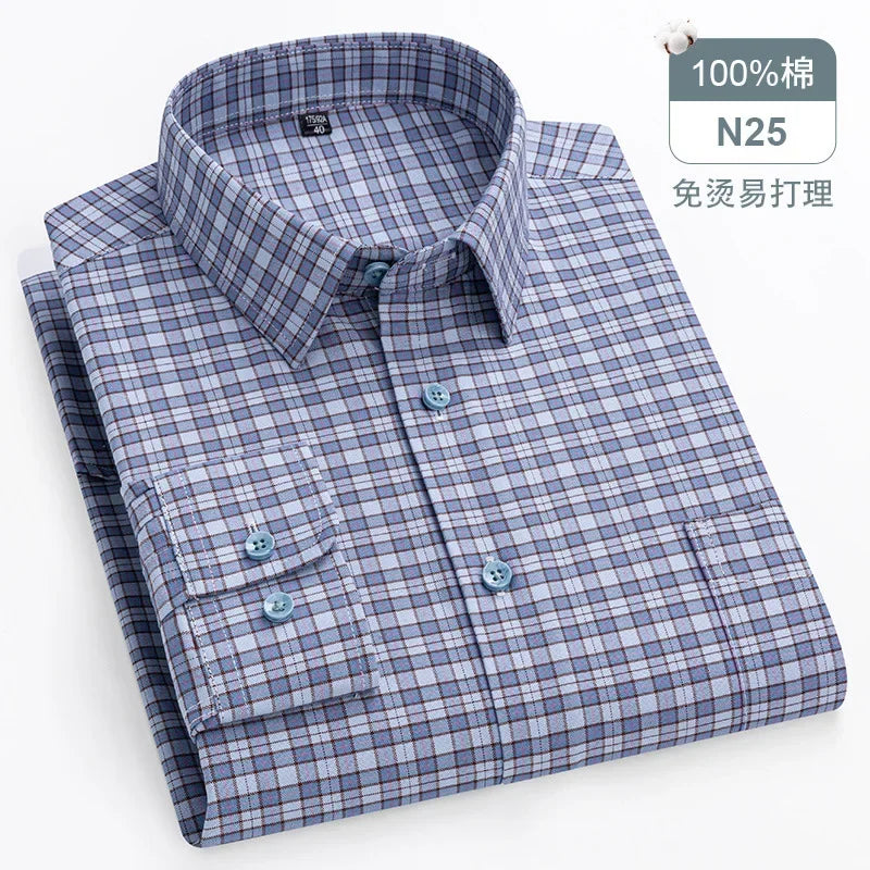 Heavy Men Oxford 100% Cotton Men's Shirt