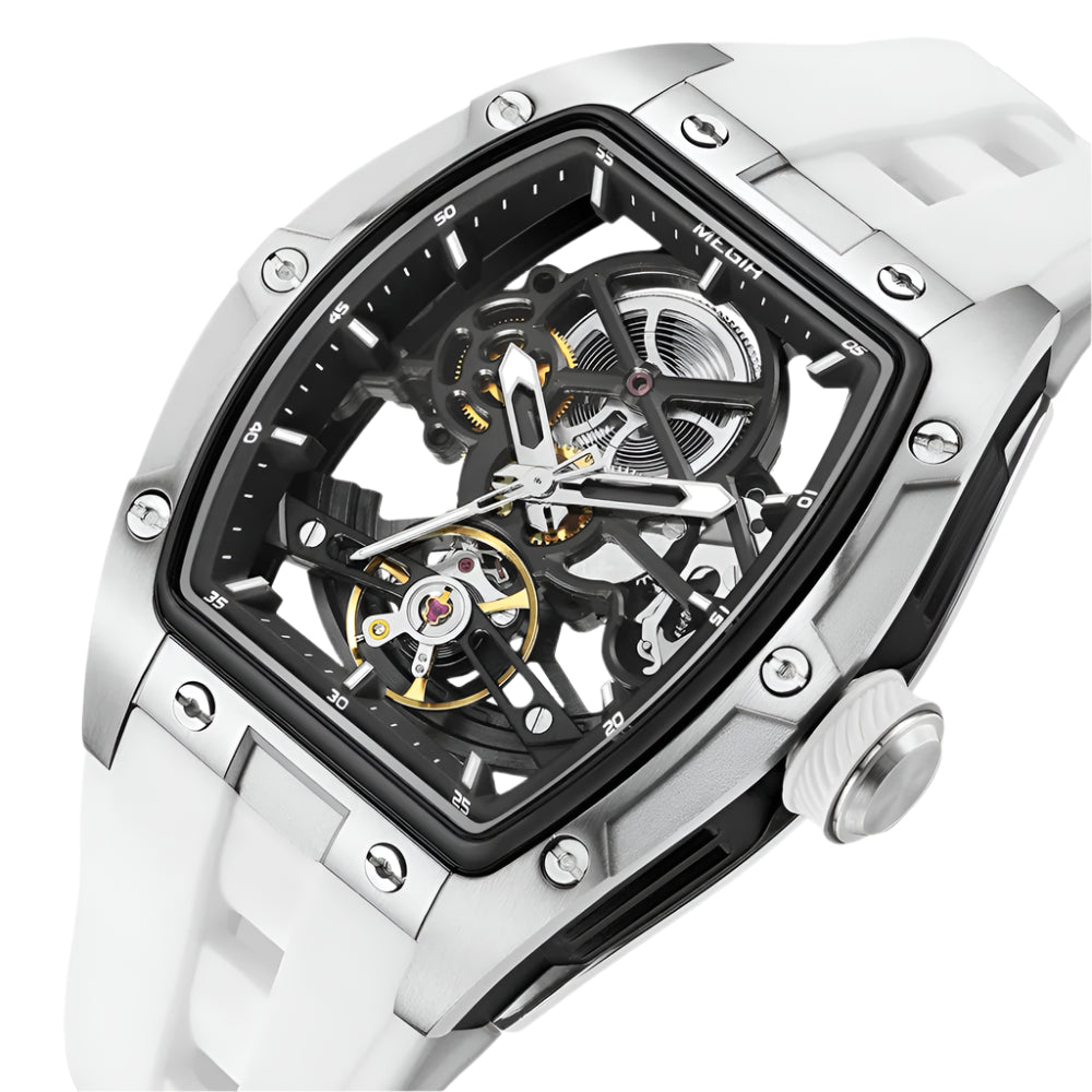 Men's Automatic Mechanical Watch with Stainless Steel Case